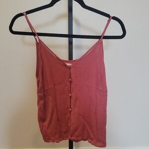 BE COOL Rust Red Spaghetti Strap Camisole